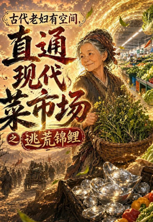 古代老妇有空间，直通现代菜市场之逃荒锦鲤(全集)